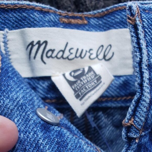 NWT Madewell High-Waisted Superwide-Leg Jeans with Deep Cuffs - Picture 9 of 13